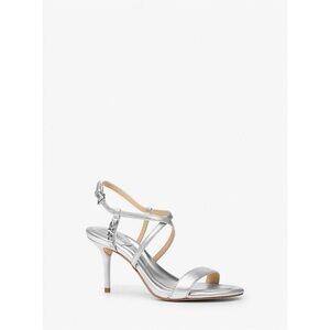 MICHAEL Michael Kors Silver Strappy Heels Sz 9.5